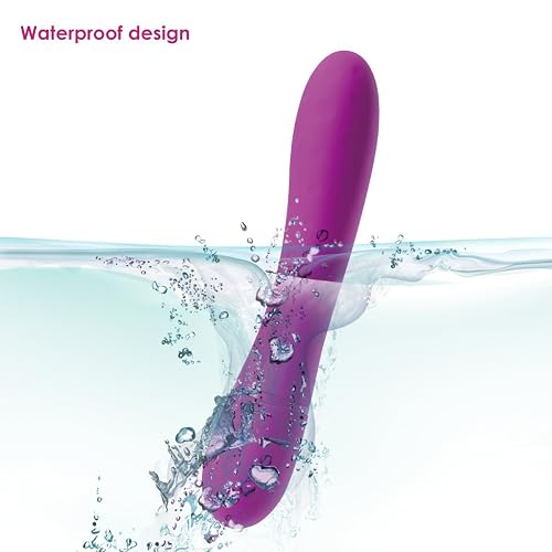 VIBRADOR RUDY MODELO PIPPA ZEMALIA ESTIMULADOR PUNTO G RESISTENTE AL AGUA 19cm RECARGABLE - PÚRPURA
