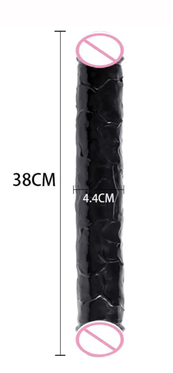Dildo consolador doble penetracion 38cmx4.4cm XXL