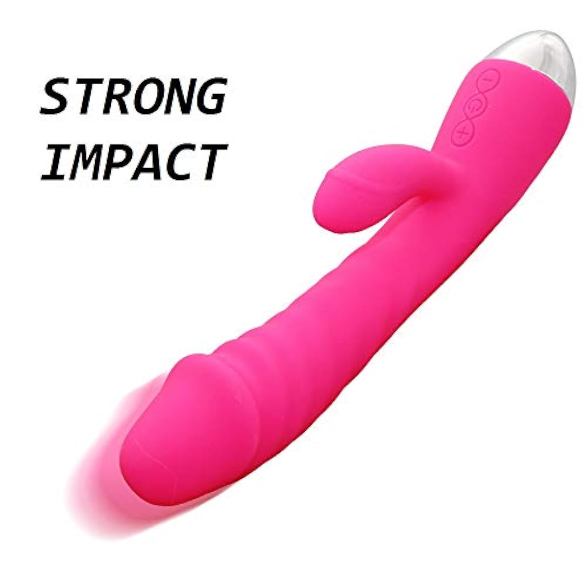 VIBRADOR RABBIT DOBLE ESTIMULACCIÓN DOBLE MOTOR 10 MODOS DE VIBRADO - PÚRPURA