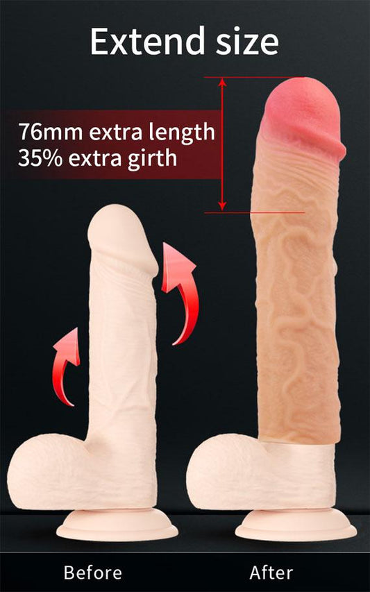 EXTENSIÓN PARA PENE + 7.6cm LARGO TOTAL 20.5cm - STEVENSON
