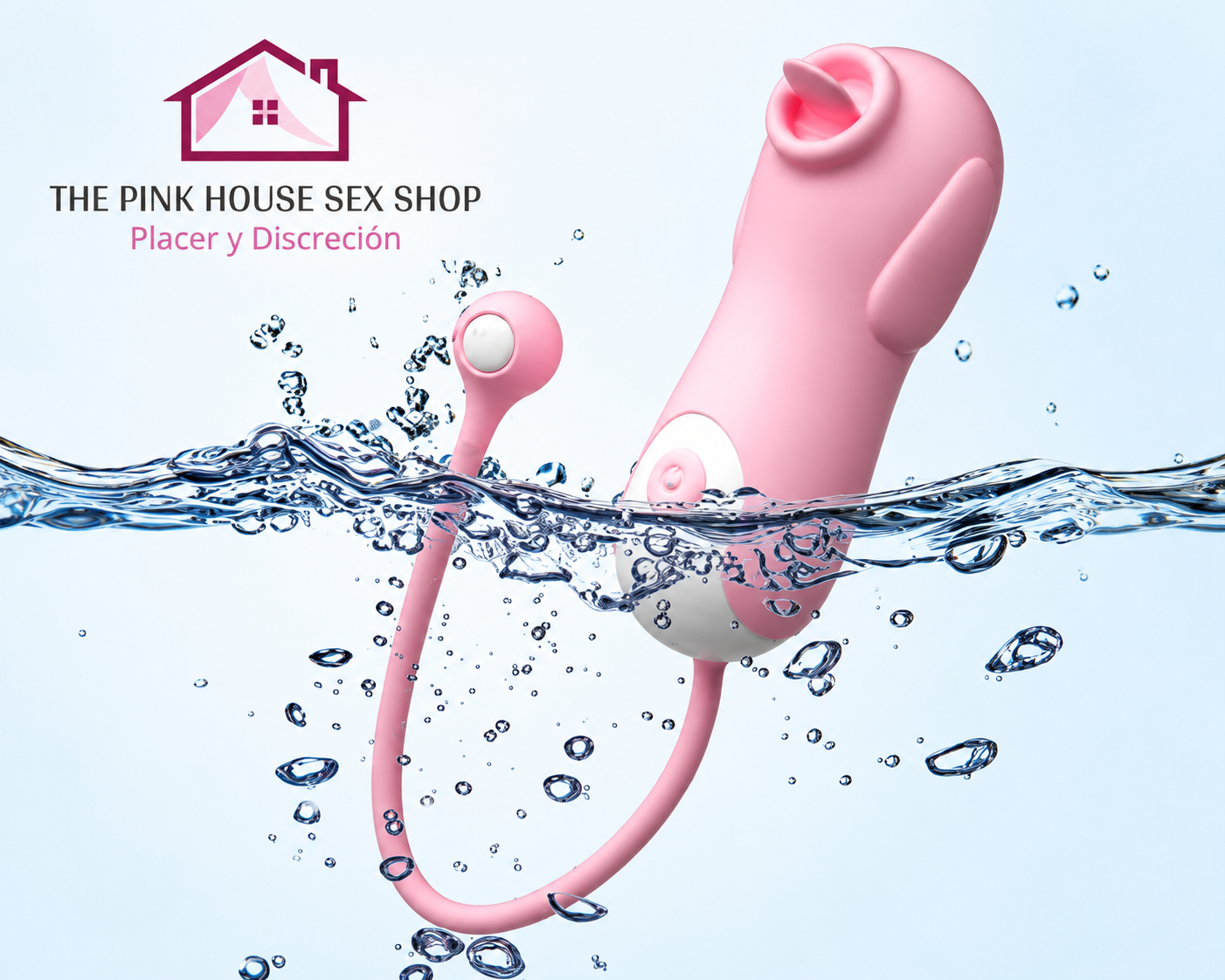 Estimulador de clítoris y pezones vibrador con 10 frecuencias diferentes cola introducible recargable
