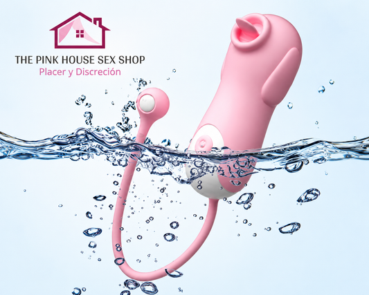 Estimulador de clítoris y pezones vibrador con 10 frecuencias diferentes cola introducible recargable