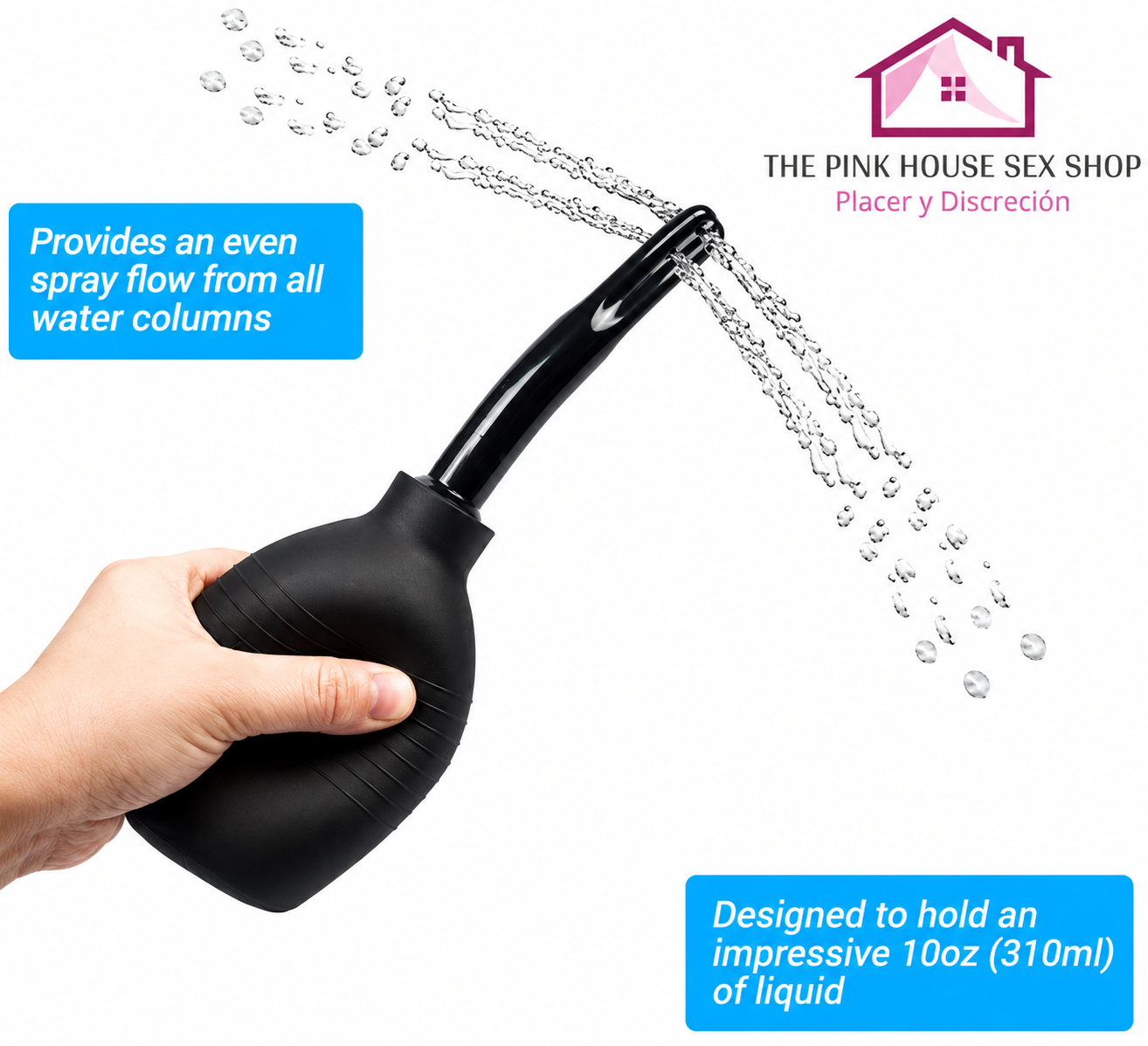 BOMBILLA ENEMA PARA DUCHA VAGINAL Y ANAL