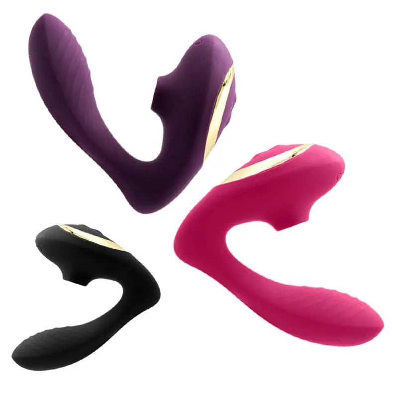 Succionador y vibrador pinza con mando, estimulador punto G, clítoris y pezones 10 modos de succión y vibrado