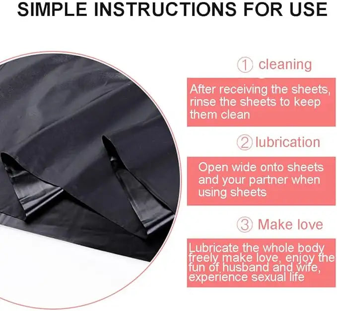 Sabanas fundas en PVC impermeables para camas BDSM