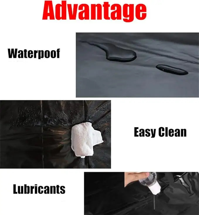 Sabanas fundas en PVC impermeables para camas BDSM