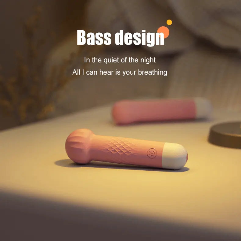 Mini vibrador portátil recargable 10 frecuencias de vibrados diferentes
