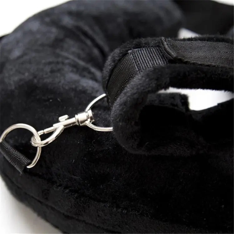 BDSM Amarre manos, pies y collarín con bondage fetichismo exclava/o sexual