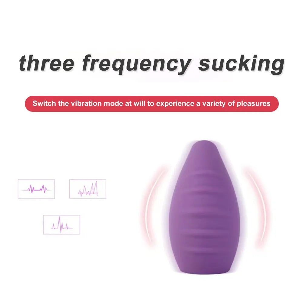 Potente mini succionador para estimulación externa pezones y clítoris resistente al agua
