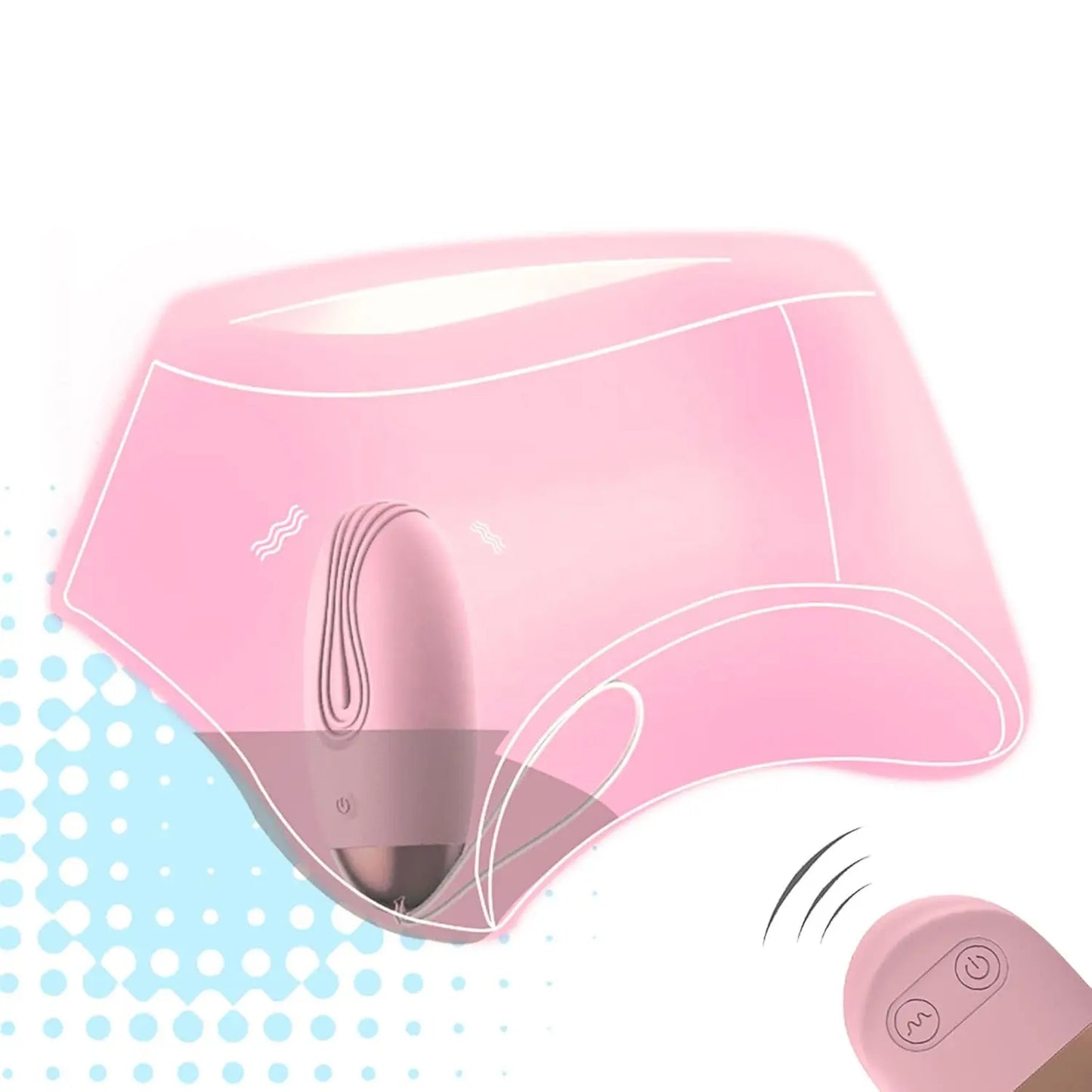 Bala/Huevo vibrador 8cmx3.5cm con mando a distancia 10 frecuencias de vibradores diferente recargable