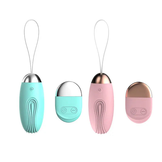 Bala/Huevo vibrador 8cmx3.5cm con mando a distancia 10 frecuencias de vibradores diferente recargable