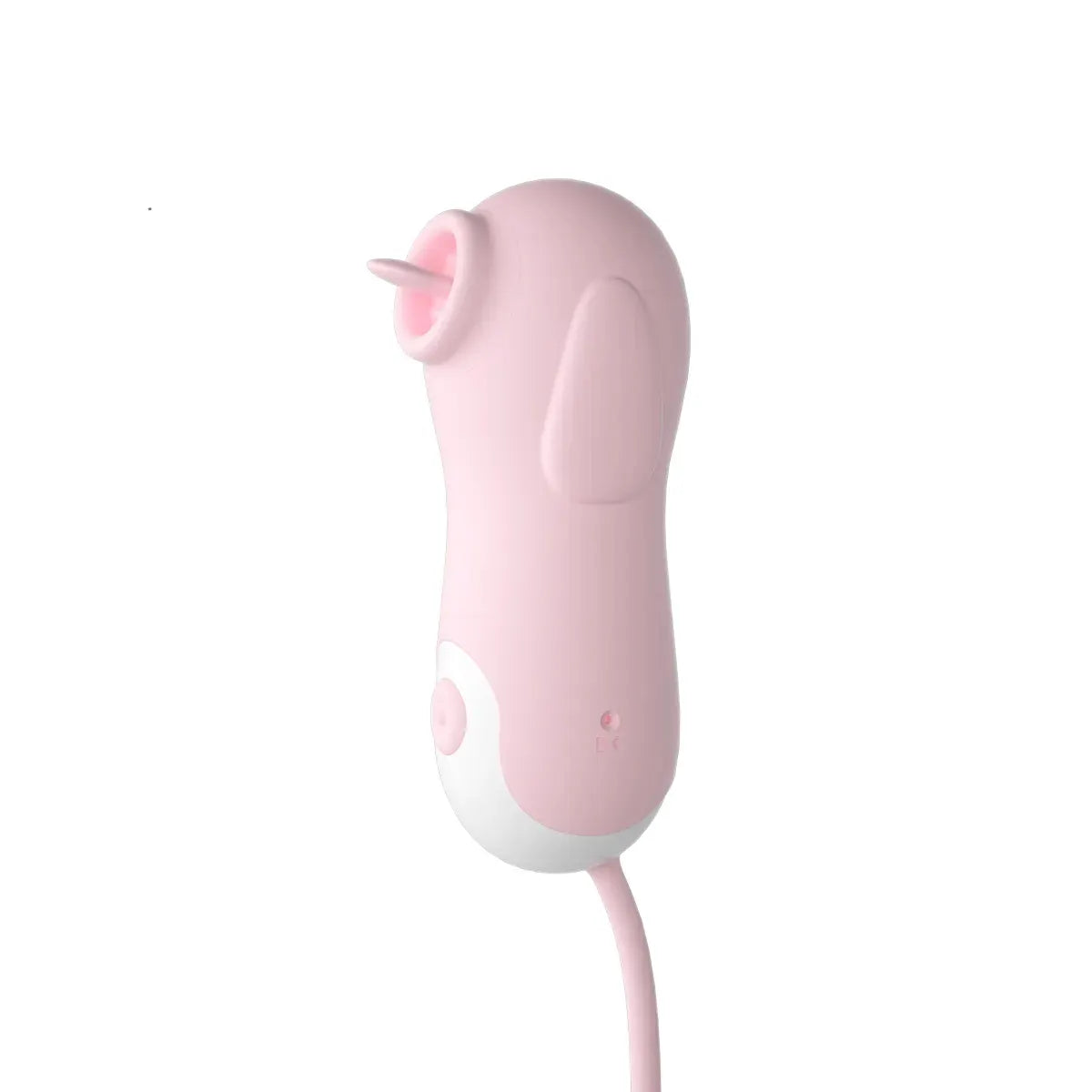 Estimulador de clitoris y pesones vibrador con 10 frecuencias diferentes cola introducible recargable