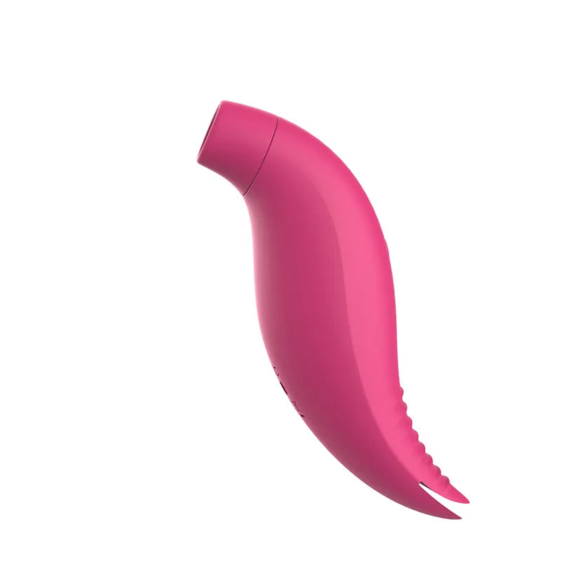 Mini pez cola doble, vibrador y succionador de clítoris 10 modos de vibrado y 7 de succión intraducible