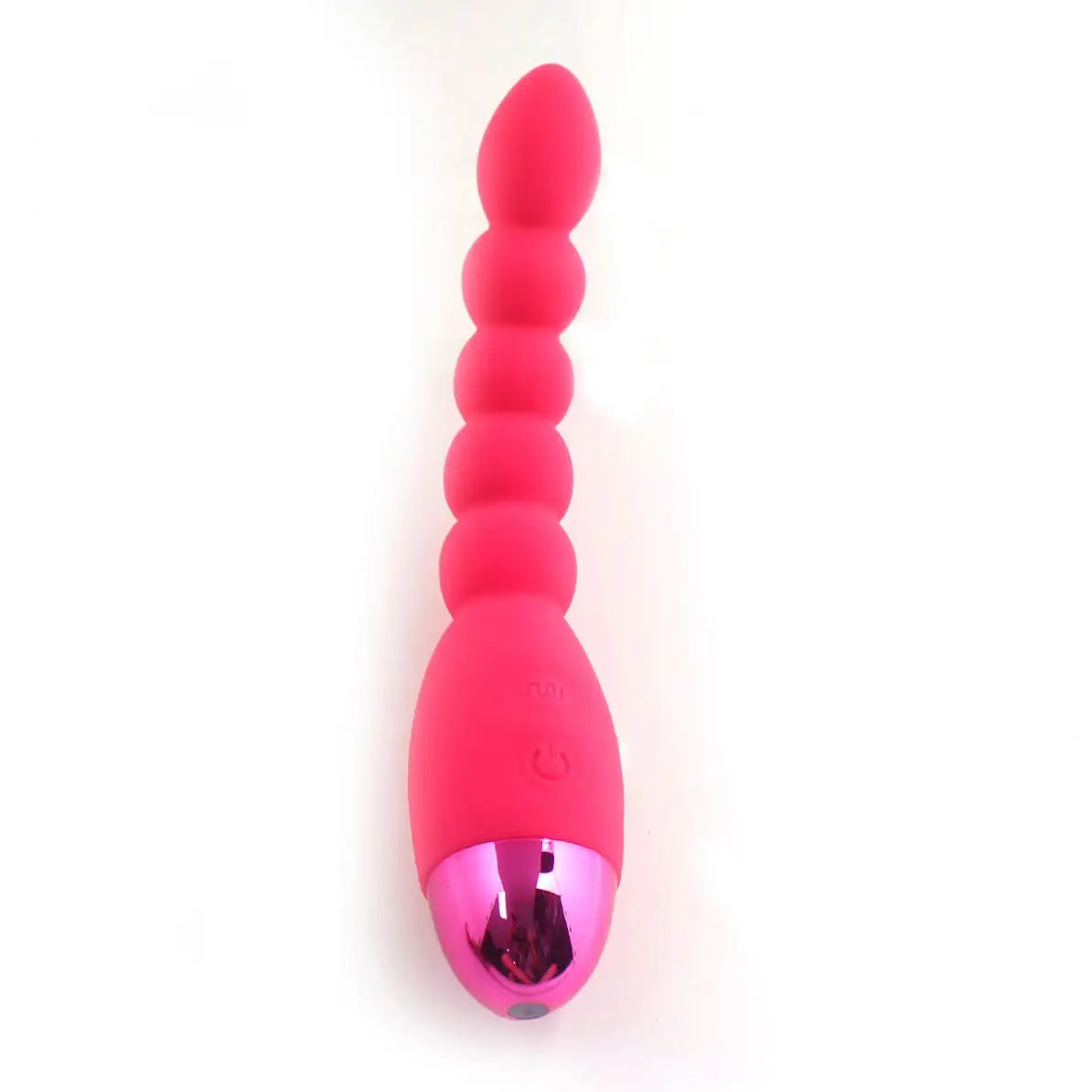 Vibrador anal y vaginal 5 esferas recargable 10 frecuencias de vibrados diferentes 19.2cmx2.4cm