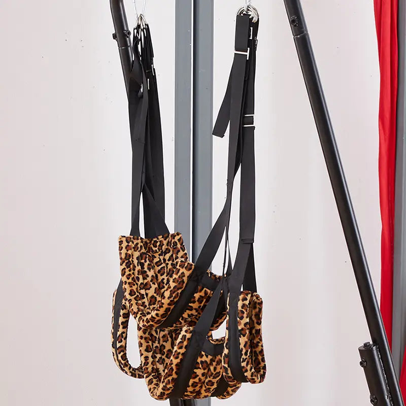 Columpio fetichista ajustable BSDM con marco y soporte sling resistente