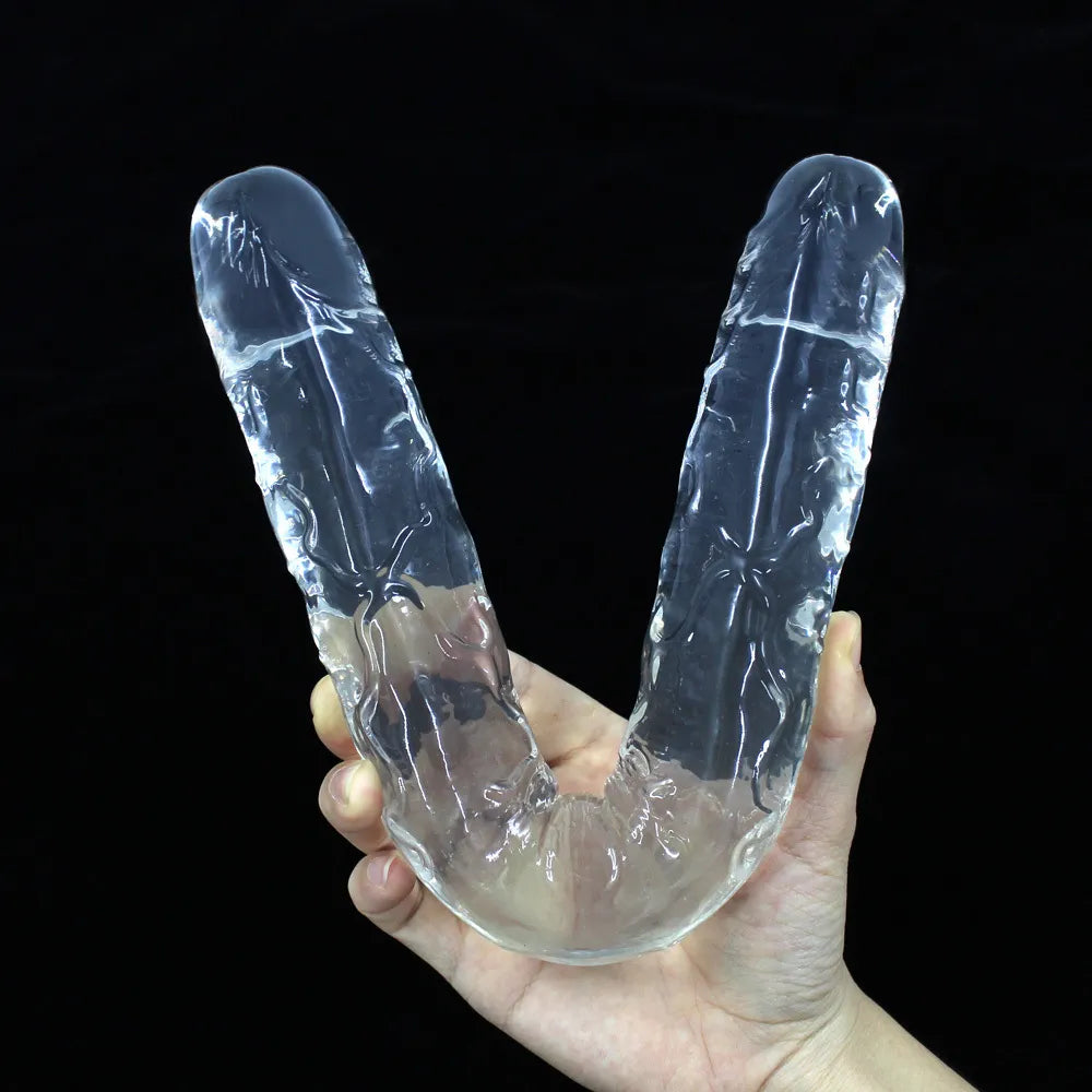 Dildo consolador doble penetracion 38cmx4.4cm XXL