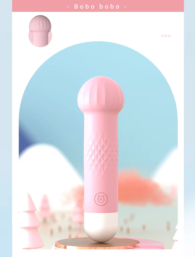 Mini vibrador portátil recargable 10 frecuencias de vibrados diferentes