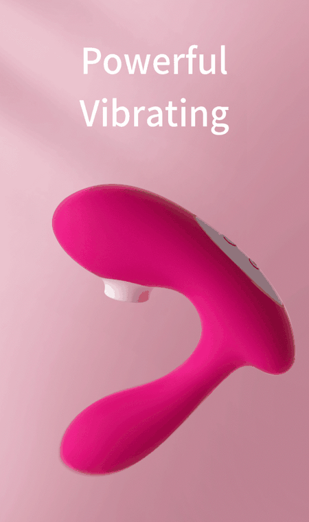 Succionador y vibrador pinza estimulador punto G, clítoris y pezones 6 modos de succión y vibrado